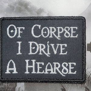 Hearse driver patch