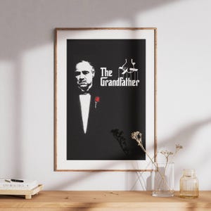 The Godfather Poster Print, Rolled Wall Art, Stylish Home Decor, Gift for Fans, Unique Movie Decor