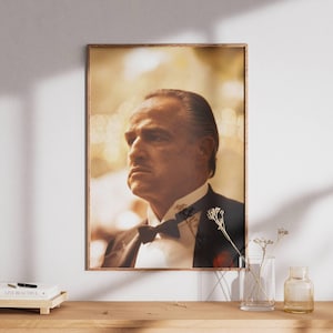 The Godfather Poster Print, Rolled Wall Art, Stylish Home Decor, Gift for Fans, Unique Movie Decor