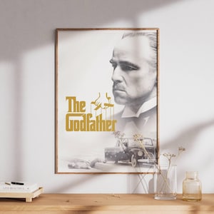 The Godfather Poster Print, Rolled Wall Art, Stylish Home Decor, Gift for Fans, Unique Movie Decor
