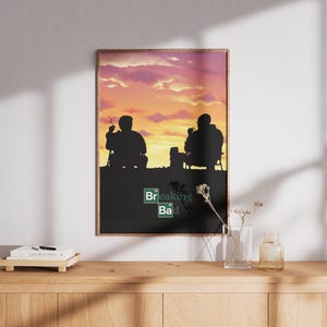 Breaking Bad Poster Print, Rolled Wall Art, Stylish Home Decor, Gift for Fans, Unique Movie Decor
