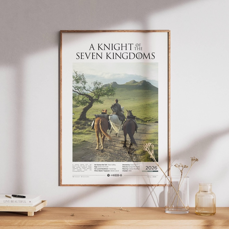 A Knight Of The Seven Kingdoms Poster | Westeros TV Art (Digital or Physical) image 1