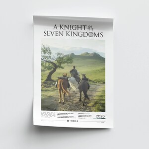 A Knight Of The Seven Kingdoms Poster | Westeros TV Art (Digital or Physical) image 3