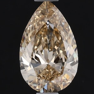 0.71Ct Pear Cut Fancy Brown VS2 Diamond: GIA Certified Jewelry Stone