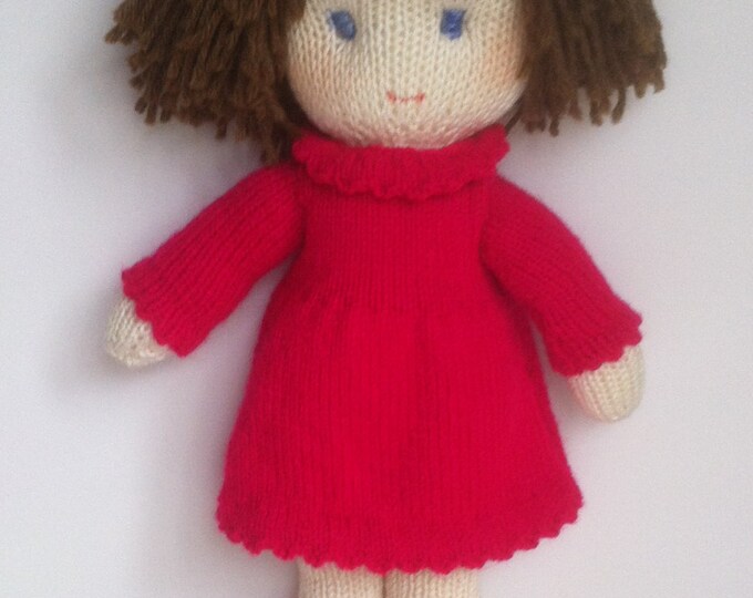 Knitted Doll Pattern Pdf Instant Download Etsy UK