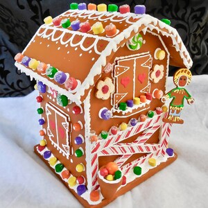 Faux Gingerbread Garden Shed
