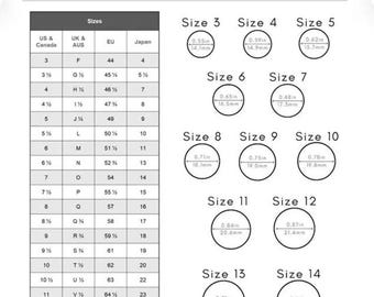 In Us Ring Size Chart 52 Chart Size 49 Ring Conversion Size