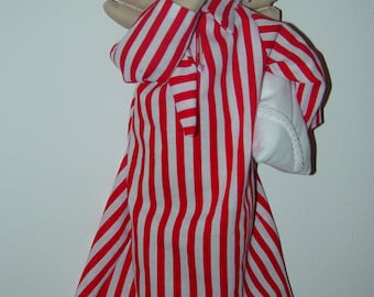 Sleeping  Angel, Cloth interior DOLL 12" Natural Cotton.