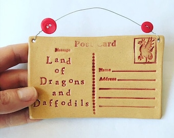 Land of Dragons & Daffodils Postcard