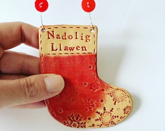 Nadolig Llawen Stocking
