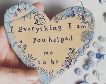 Everything I am: ceramic heart