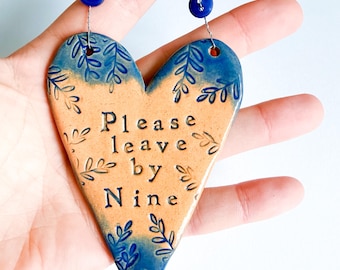 Please leave by Nine heart