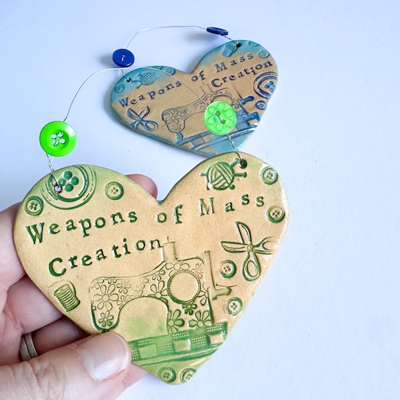 Weapons of Mass Creation ceramic heart