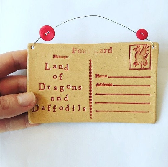 Land of Dragons & Daffodils Postcard