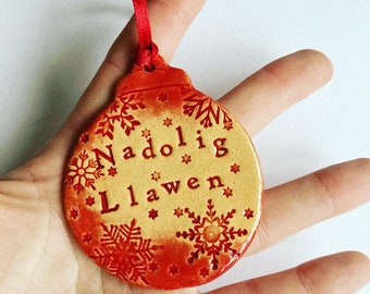 Nadolig Llawen Bauble