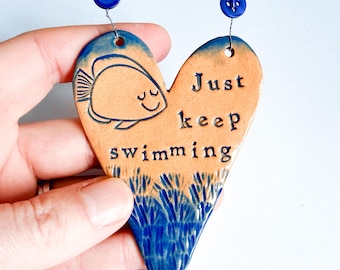 Just Keep Swimming heart