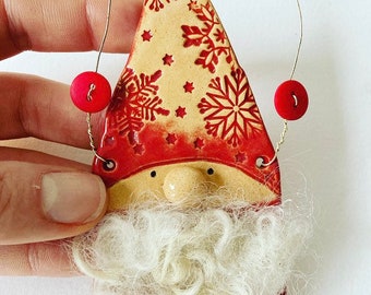 Christmas Santa Gnome