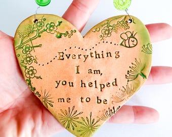 Everything I am: ceramic heart