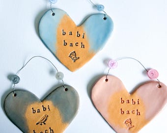 Babi Bach (Little Baby in Welsh) Heart