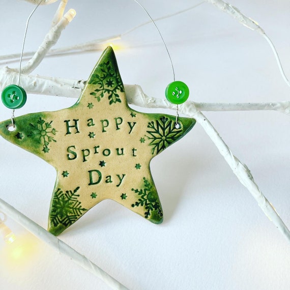 Happy Sprout Day star / heart