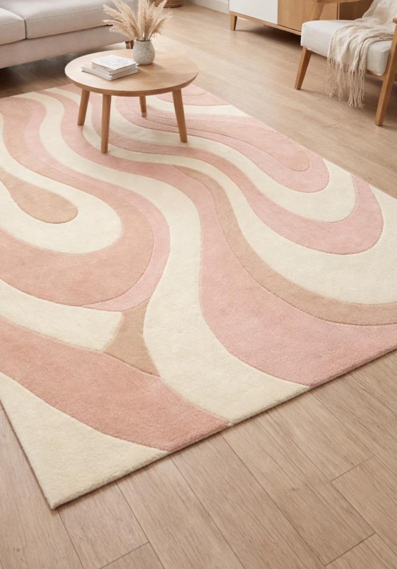 abstract rug
modern area rug
tufted wool rug
pink area rug
cream rug
pastel rug
wavy pattern rug
hand tufted rug
living room rug
bedroom rug
home decor rug
designer rug
soft wool rug
boho modern rug
minimal rug
contemporary rug
custom size rug
5x7 rug
6x9 rug
8x10 rug
floor decor
luxury rug
indoor rug
statement rug
neutral rug
art rug
trendy rug
handmade rug
modern carpet
area carpet
