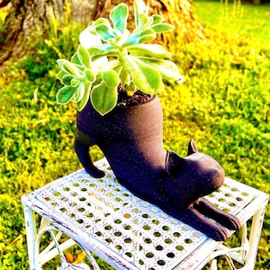 Cat Planter 3D Printed