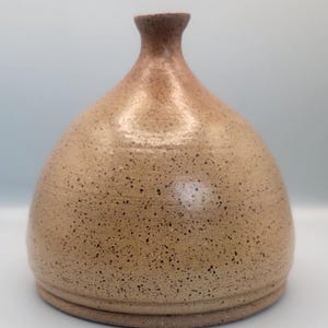 Handmade Stoneware Signed Bud Vase By Frog Pond Pottery Seagrove, NC