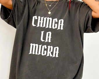 Chinga La Migra Shirt, FDT Sweatshirt, Not My President, Anti Trump Shirt, Abolish Ice, F*ck Ice Shirt, Resist Shirt, Chinga La Migra