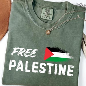 Comfort Colors, Palestine Shirt, Free Palestine Shirt, Palestine Sweatshirt, Palestine Hoodie, Palestinian Art, Palestine Solidarity