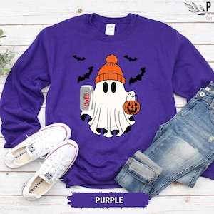 Halloween Diet Coke Ghost Sweatshirt, Diet Coke Ghost Sweater, Funny Skeleton Diet Coke Sweatshirt, Diet Coke Shirt, Diet Coke Lover Shirt