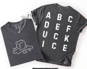 Comfort Colors® Anti-ICE Melting Ice Shirt, Subtle Protest Unisex Tee, Abolish ICE Shirt, Political Activist T-Shirt, Immigrant Rights Tee