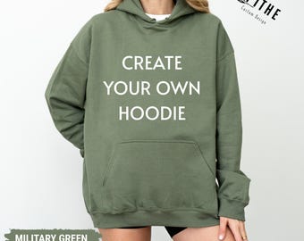 Custom Hoodie, Personalized Quote Hoodie, Custom Text Hoodie, Custom Photo Hoodie, Custom Script Hoodie, Custom Gift, Custom Sweatshirt