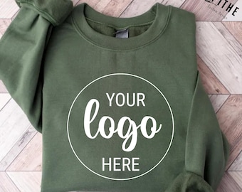 Custom Logo Sweatshirt, Small Business Custom Logo, Real Estate Sweatshirt, Team Staff Logo Shirt, Custom School Logo Shirt, Company Logo