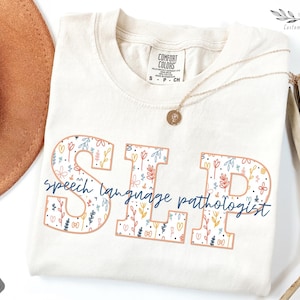 Comfort Colors®, shirt logopedist, logopedist, shirt logopedist, cadeau logopedist, shirt SLPA, shirt logopedie, shirt logopedie