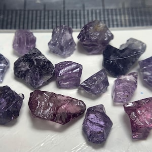 30.50 CRT’s Amazing Nice Piece Lavender Purple & Pink Colour Spinel Lot From Badakhshan