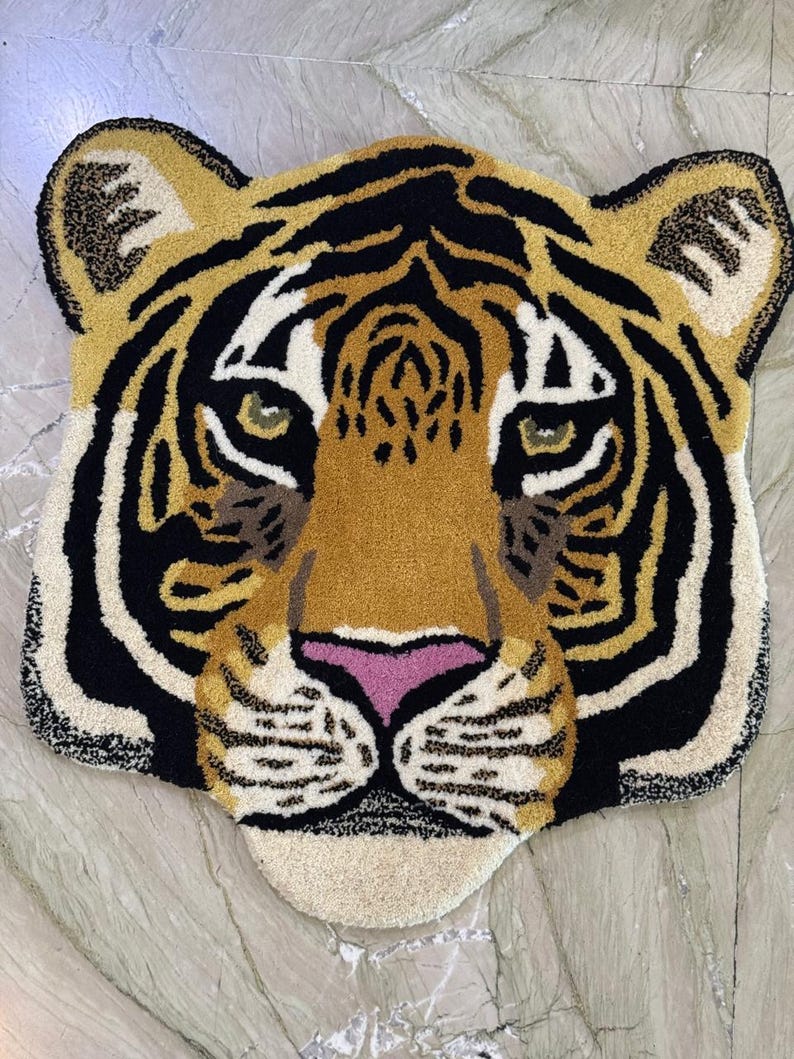 Tiger Shape Rug Buy Tiger Shaped Kids Rug – Animal Floor Carpet for Children’s Room ...