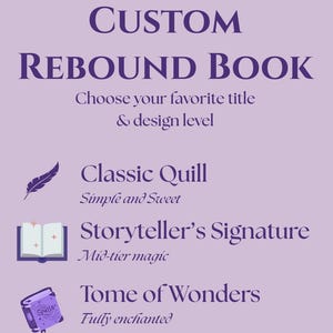 Custom Rebind – Personalized Rebinding of Your Favorite Title | Handmade Literary Keepsake | Gift for Book Lover | Custom Rebound Book