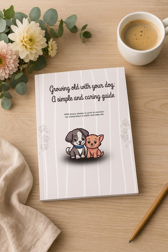 Growing Old with Your Dog – A Gentle Printable Guide + Bonus Health Sheets for Senior Dog Care (PDF)