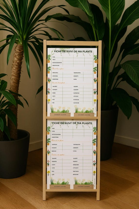 My plant monitoring sheet