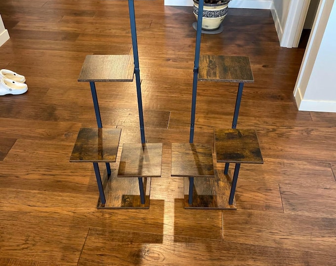 Plant Stand Indoor with Grow Light, 2 Pack Metal 5-Tier Plant Shelf, Corner Plant Rack for Indoor Plants, Flower Display Stand