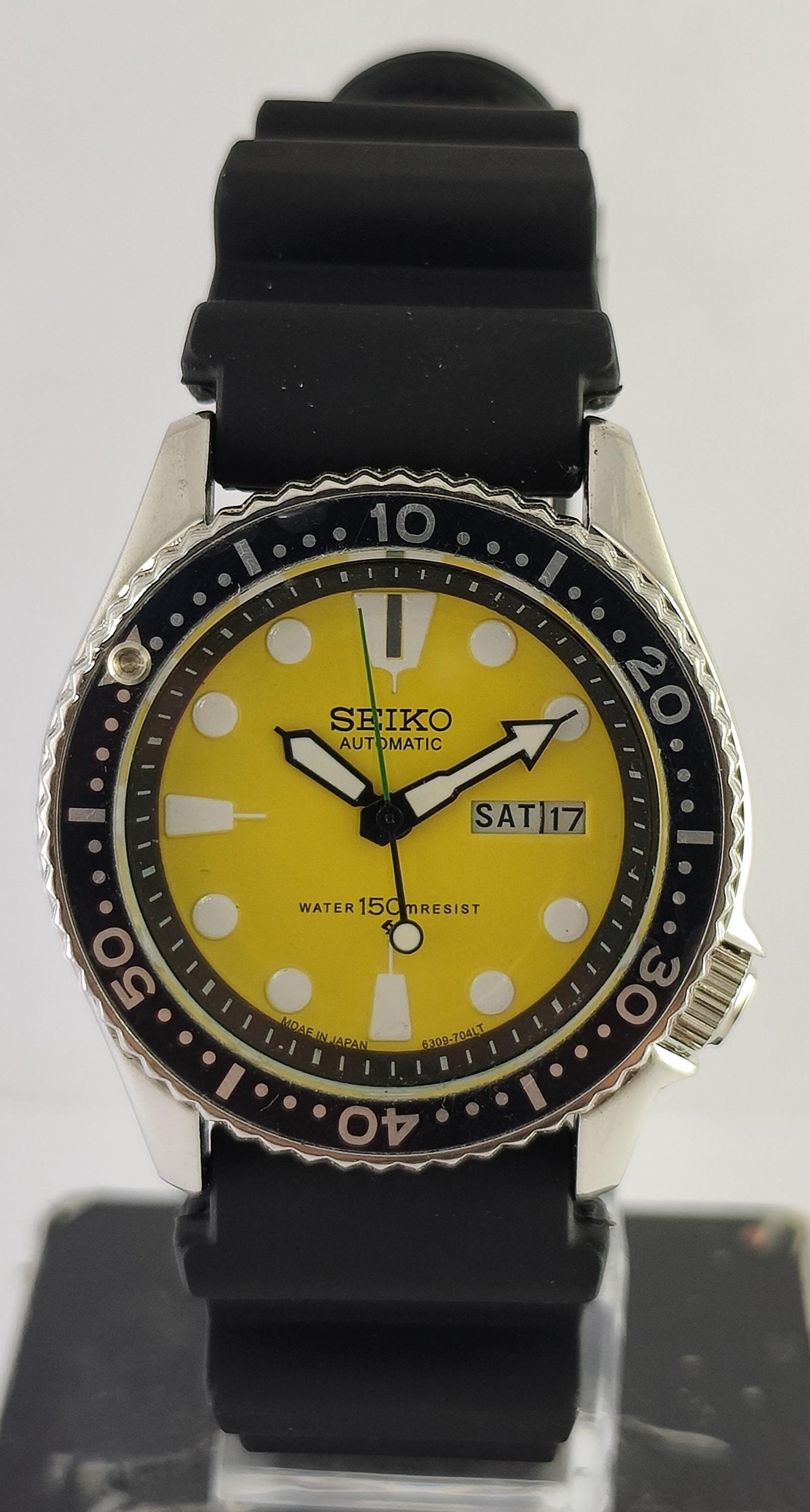 Watches Seiko 7t62 Seiko Chronograph 200m Yellow Face Seiko