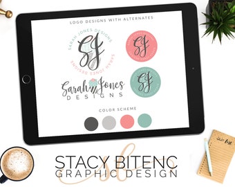 Made to Order Logo Design, Cactus Logo, Premade Logo, Initial logo, Logo Design, Business Branding, Jewelry Logo, Monogram logo, Succulent