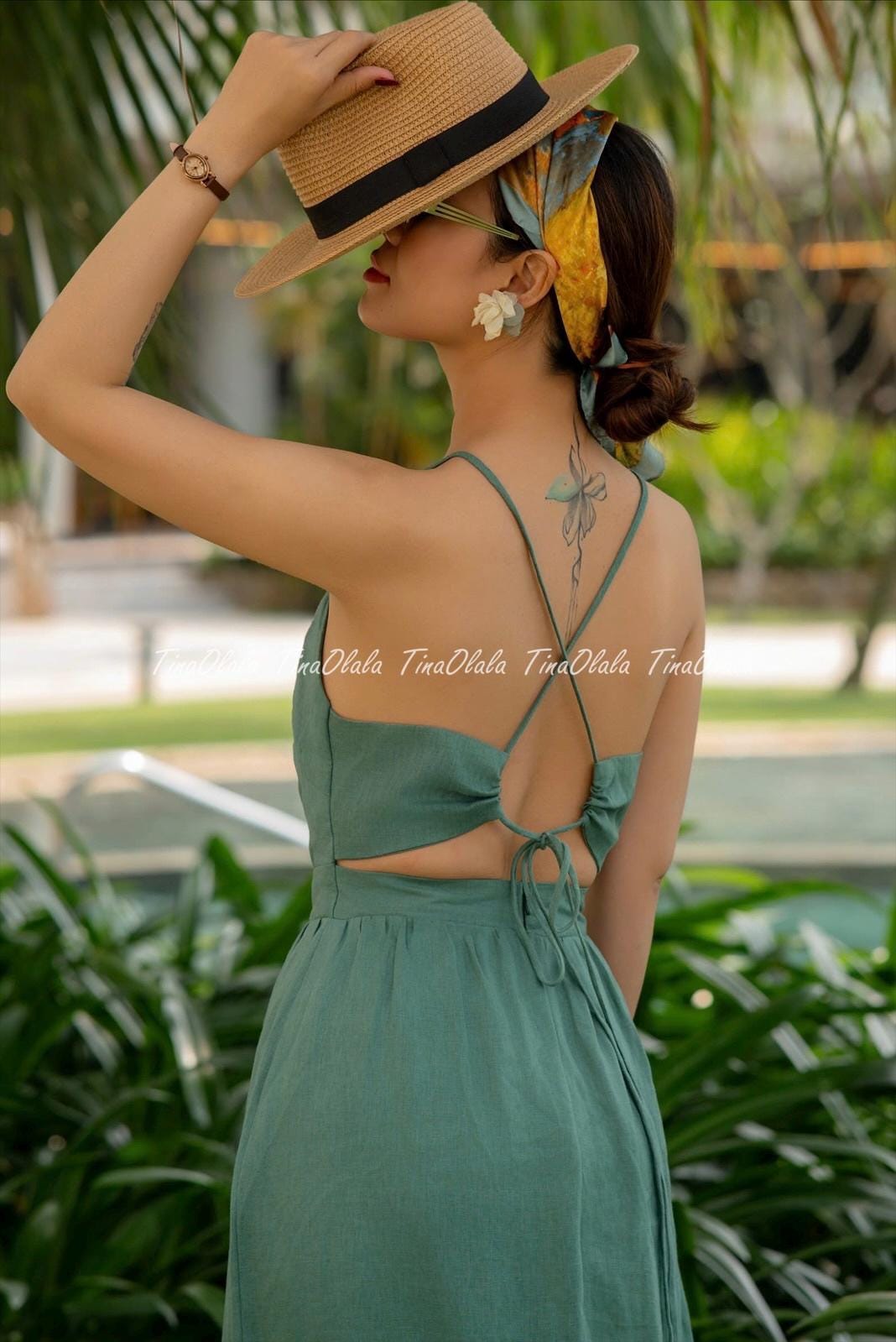 Fall Green Engagement Dress - Etsy