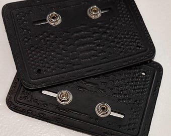 Soporte de pared para cinturón de campeonato, paquete doble, de cuero auténtico, ajustable, resistente e invisible, para exhibir en la pared cinturones de lucha libre.