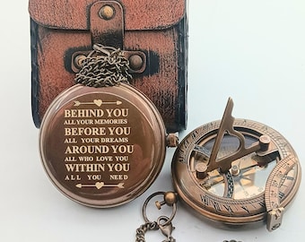 personalized compass, sundial Compass, nautical compass, personalized compass, mens gift, groomsmen gift, wedding gift, fathers day gift
