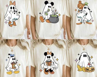 Disney Halloween Shirt Matching Halloween Sweatshirts Mickey Ghost Shirts Mickeys Not So Scary Halloween Party Mickey And Friends Shirts