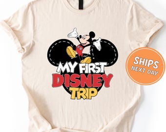 Kids First Disney Trip Shirt Mickey Mouse Magic Trip Shirt Disney Family Trip Tee for Kids Magic Trip Holiday Vacation Tee Disney Retro