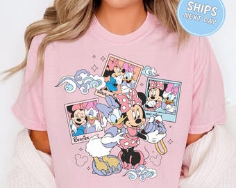 Disney Minnie and Daisy Shirt Minnie Mouse Besties Shirt Girls Disney Shirt Disney Comfort Colors® Shirt Toddler Disney Minnie Sweatshirt