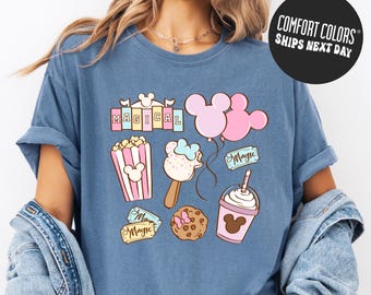 Magic Trip Comfort Colors® Shirt Magical Disney Snacks Shirt Best Day Ever Shirt Disney World Tee Happiest Place Shirt Kids Mouse Ears Shirt