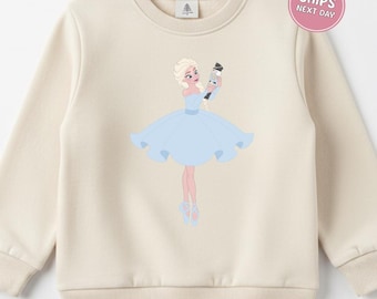Frozen Disney Christmas Sweatshirt Elsa Christmas Sweatshirt Disney Frozen Sweatshirt Toddler Christmas Sweatshirt Christmas Gift For Girls